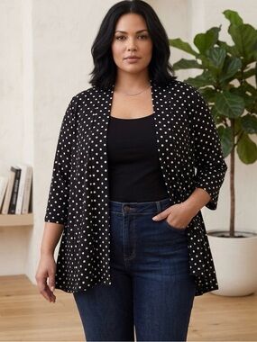 Polka Dot Black and White Women's Camisole
